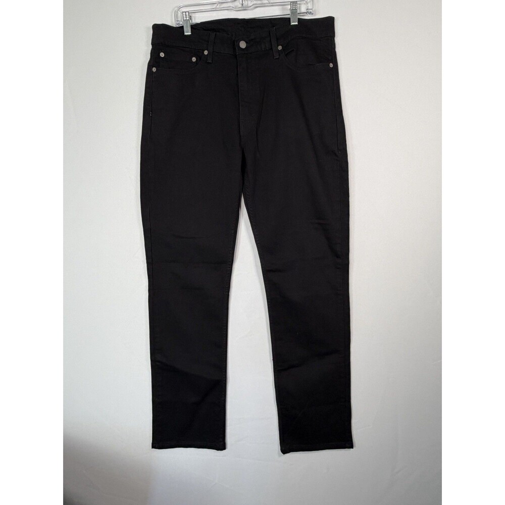 Levi’s 514 Men’s Jeans W36 L34 Black Straight Fit Stretch Denim